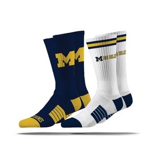 University of Michigan Knit Socks